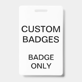 Modèle de BADGE personnalisé vierge