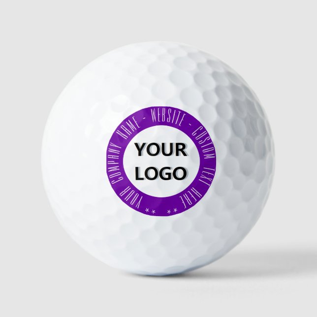 Modèle de balles de golf avec timbres à logo de so (Recto)