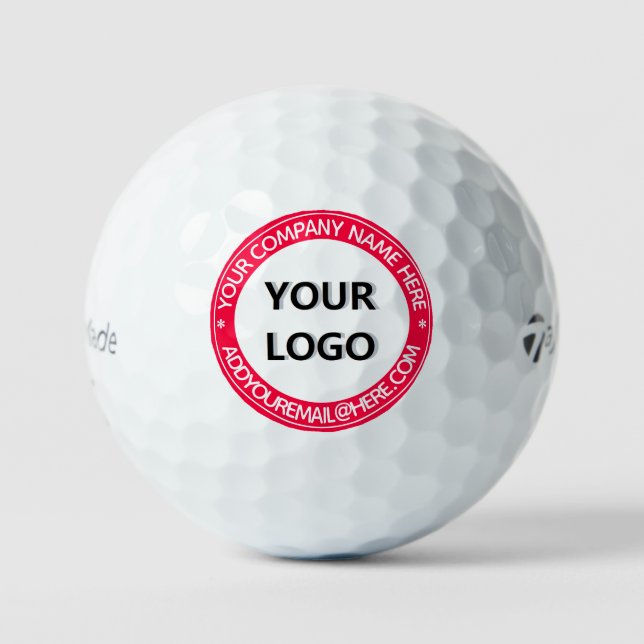 Modèle de balles de golf promotionnelles avec text (Recto)
