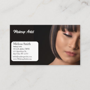 MODÈLE DE BASE CARTE DE VISITE MAKEUP ARTIST