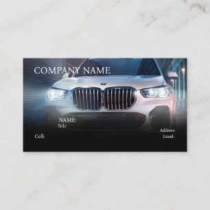 MODELE DE BASE DE CARTE DE VISITE VOITURE DE SPORT