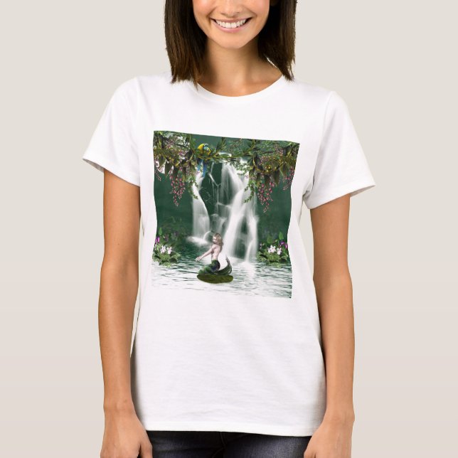 Modèle de base de T-shirt de dames - customisé (Devant)