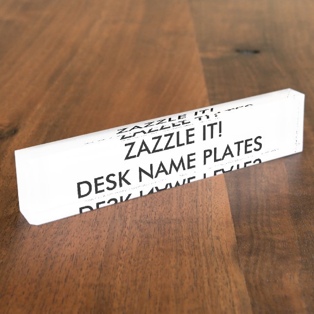Modèle de blanc personnalisé par coutume de plaque (Taille)