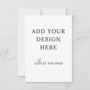 Modèle de boîtier ou carte de réponse (3,5 x 5 pou