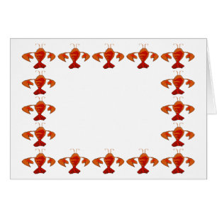 Modèle de bordure de l'écrevisse