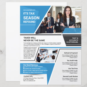 Modèle de brochure de service de déclaration de re