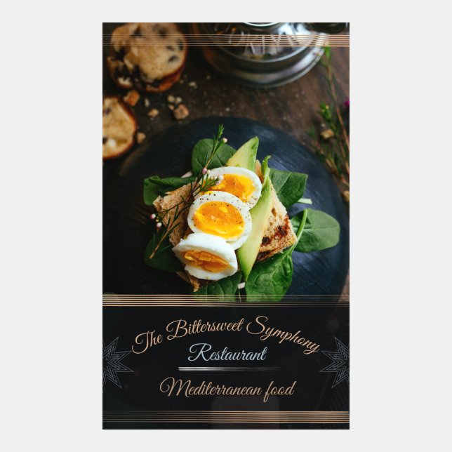 Modèle De Brochure Restaurant (Devant)