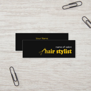 Modèle de carte d'affaires Hair Styliste/Salon - o