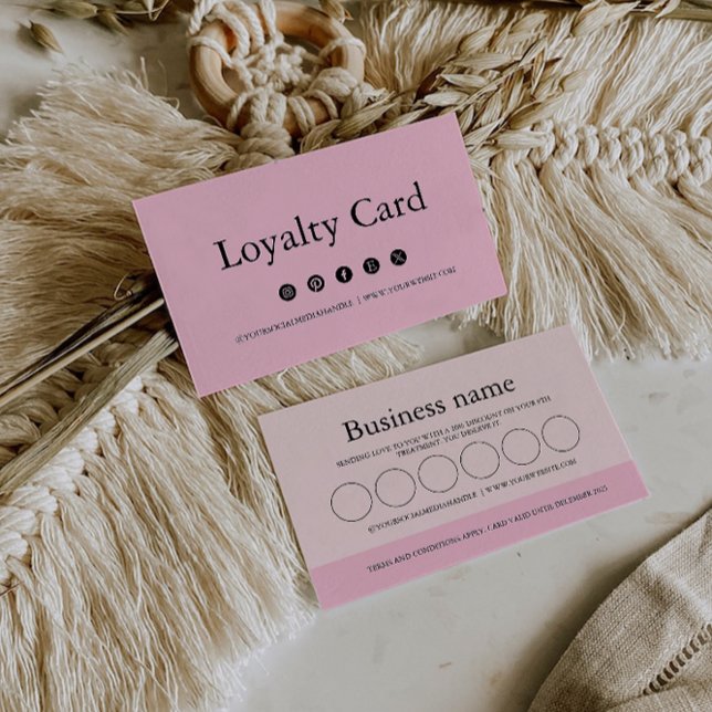 Modèle de carte de fidélité, carte de fidélité cli (Loyalty Card Template, Customer Loyalty Card,)