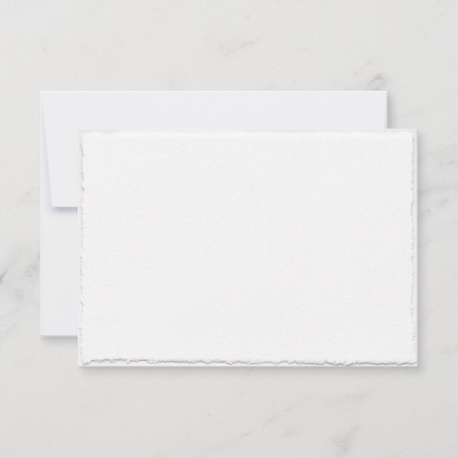 Modèle de carte de renvoi à bords faux-dentelés (Devant)