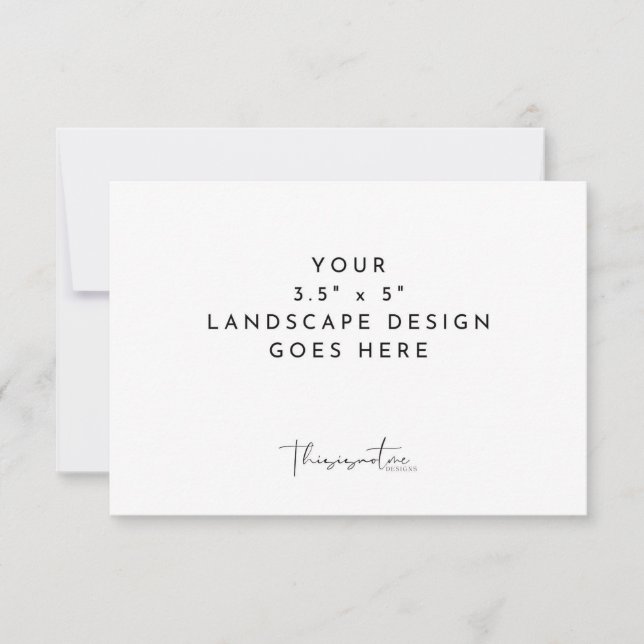 Modèle de carte de réponse incluse d'impression 3, (Devant)