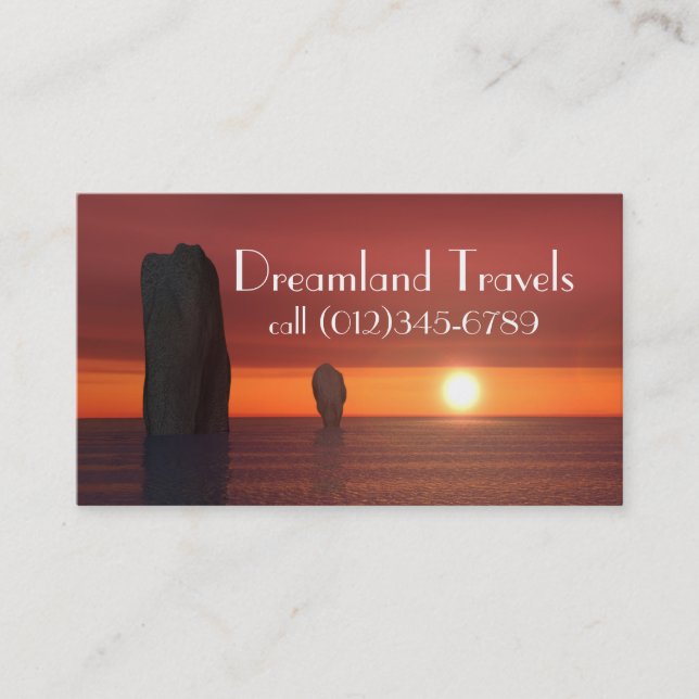 Modèle de carte de visite (Devant)