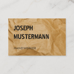 Modèle de carte de visite