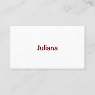 Modèle de carte de visite