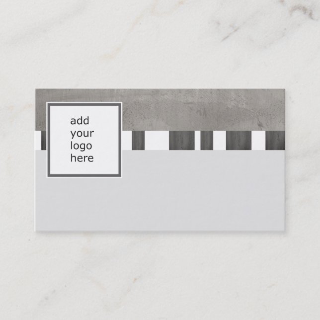 modèle de carte de visite ajouter votre propre log (Devant)