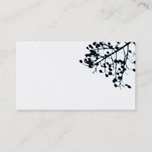 modèle de carte de visite art nature simple