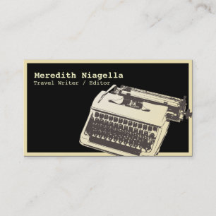 Modèle de carte de visite Auteur / Éditeur / Aut