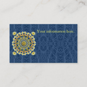Modèle de carte de visite avec le mandala de