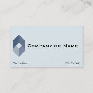 Modèle de carte de visite avec logo simple