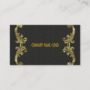 Modèle de carte de visite Black & Gold