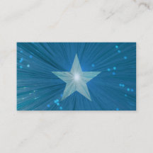 Modèle de carte de visite Blue Star