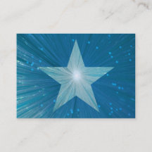 Modèle de carte de visite Blue Star