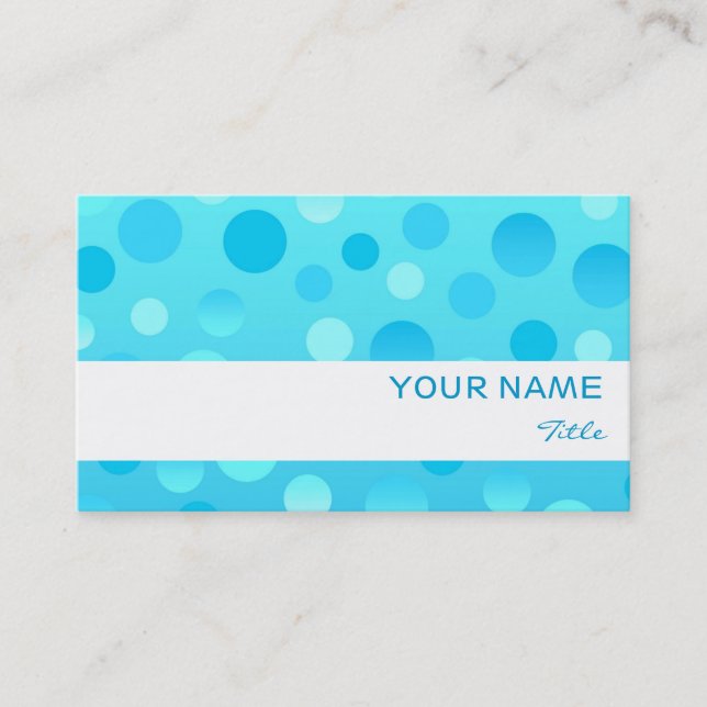 Modèle de carte de visite Blueberry Fizz blanc ray (Devant)