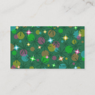 Modèle de carte de visite Christmas Lights