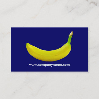 Modèle de carte de visite de banane
