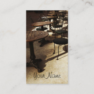 modèle de carte de visite de café
