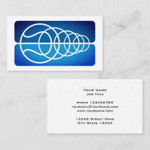 Modèle de carte de visite de coach de tennis profe