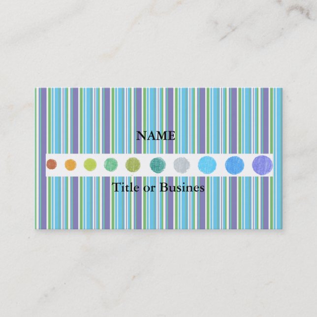 Modèle de carte de visite de concepteur (Devant)