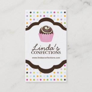 Modèle de carte de visite de confections