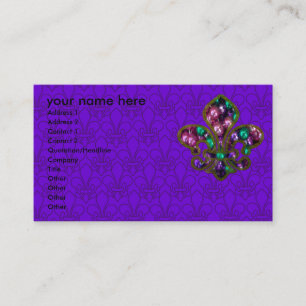 Modèle de carte de visite de Fleur de Lis