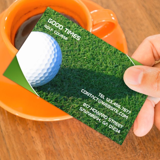 Modèle de carte de visite de golf (Créateur téléchargé)
