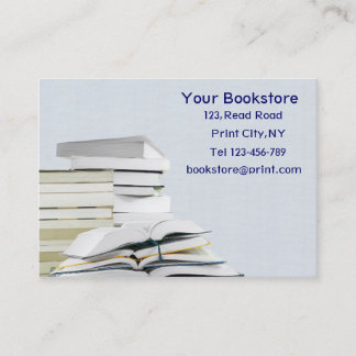 Modèle de carte de visite de librairie