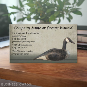 Modèle de carte de visite : Décoy Business