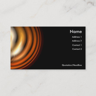 Modèle de carte de visite d'éruption