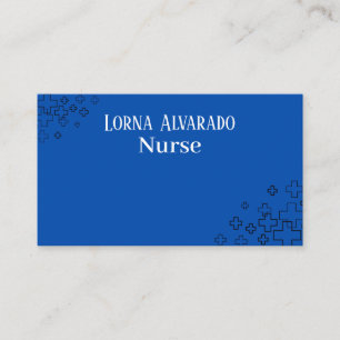 Modèle de carte de visite d'infirmière professionn