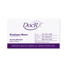 Modèle de carte de visite DocRx