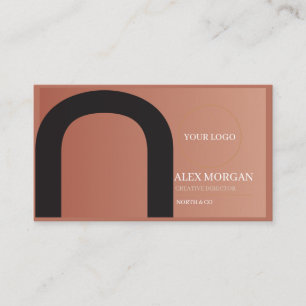Modèle de carte de visite en terre cuite Arch