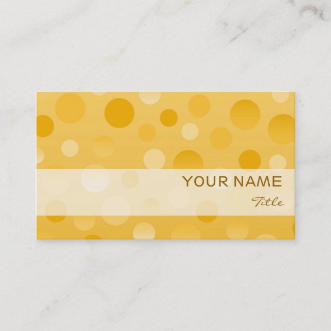 Modèle de carte de visite Fizz ananas (Devant)