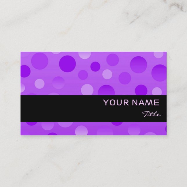 Modèle de carte de visite Fizz de raisin bande noi (Devant)