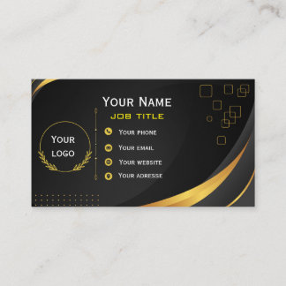 Modèle de carte de visite minimaliste moderne
