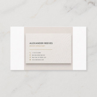 Modèle de carte de visite minimaliste moderne avec