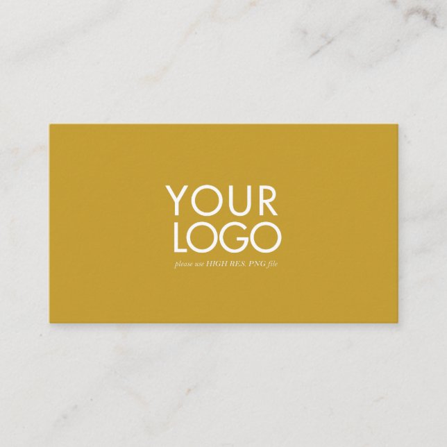 Modèle de carte de visite moderne avec logo person (Devant)