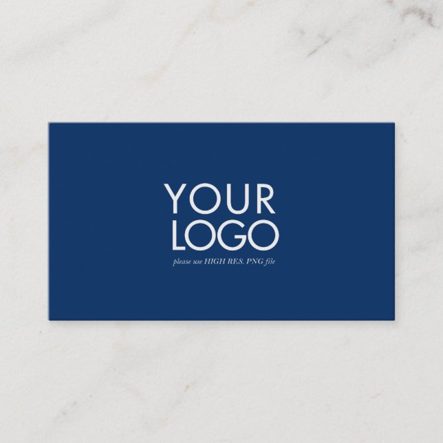 Modèle de carte de visite moderne avec logo person (Devant)