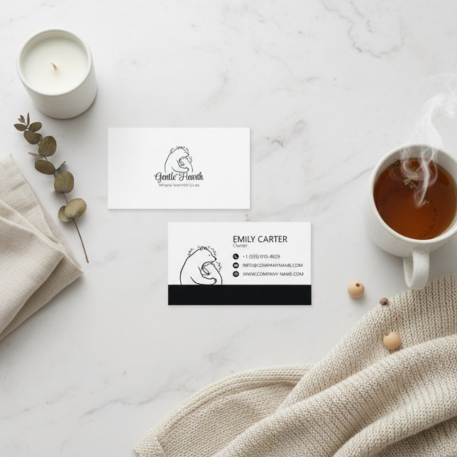 Modèle de carte de visite modifiable de marque Coz (Créateur téléchargé)