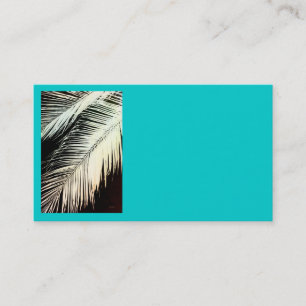 modèle de carte de visite palme tropicale art phot