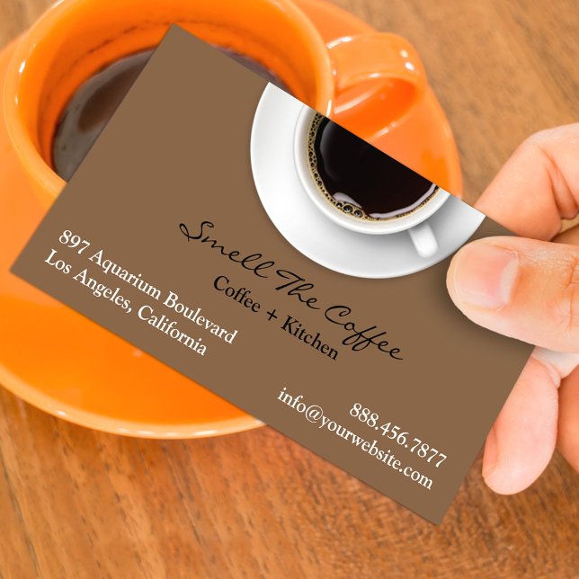 Modèle de carte de visite pour café (Créateur téléchargé)